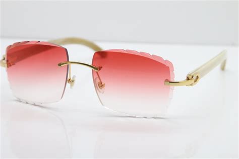 white horn cartier|Cartier Buffalo Horn Style Eyewear .